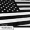 G128 - USA Black and White Flag 150D Polyester 3x5 FT Printed Flag - Protest Flag Brass Grommets Indoor/Outdoor - Much Thicker More Durable Than 100D 75D Polyester